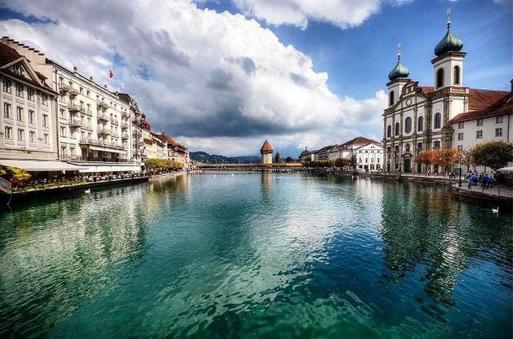 Boutique Hotel Weisses Kreuz - Adult only Hotel Luzern Exterior foto